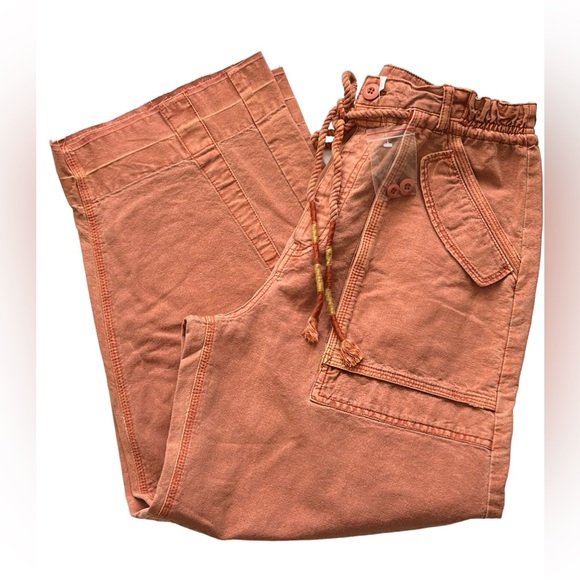 NEW Free People to the extreme barrel pants small - Picture 4 of 11